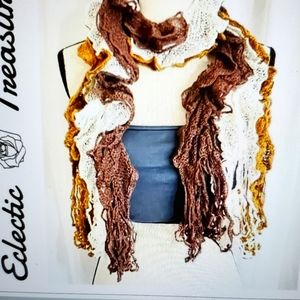 Eclectic Treasures Multicolor Knit Scarf